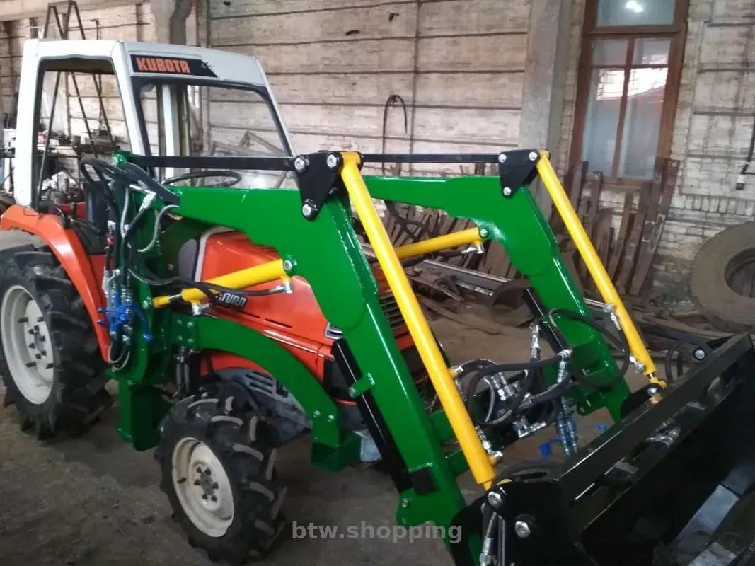 Мінінавантажувач КУН джойстик. Навантажувач на мінітрактор. - btw.shopping