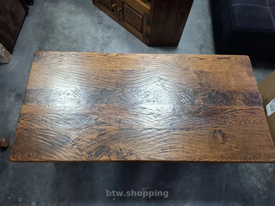 Масивний журнальний столик з натурального дуба - btw.shopping