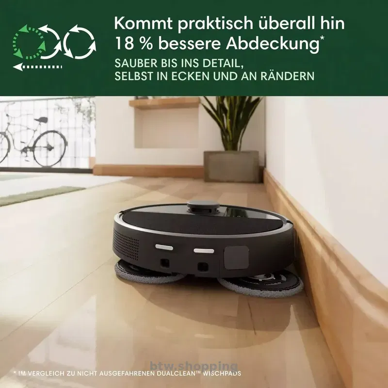 Робот-Пилосос iRobot Roomba Combo 505+ AutoWash dock (Black) - btw.shopping