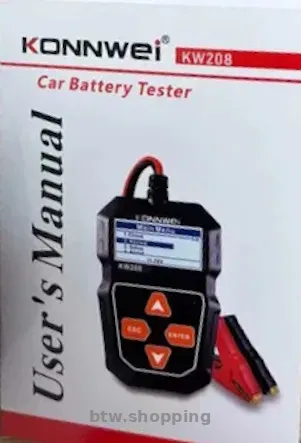 Тестер АКБ. Анализатор аккумуляторов - btw.shopping