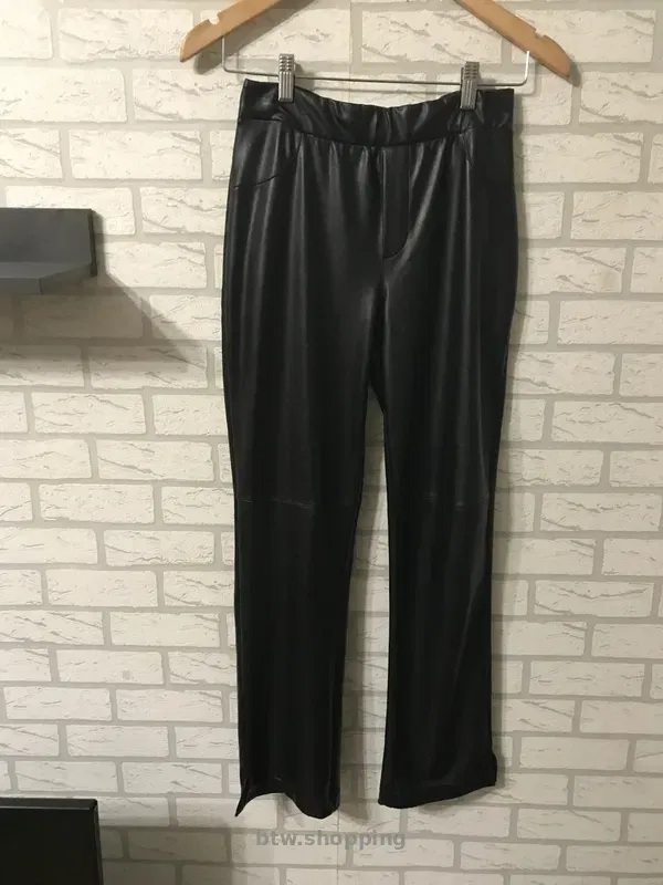 Чёрные брюки/леггинсы женские - btw.shopping