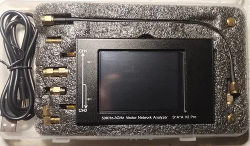 Векторный анализатор NanoVNA V2 PRO 50KHz-3GHz + переходники