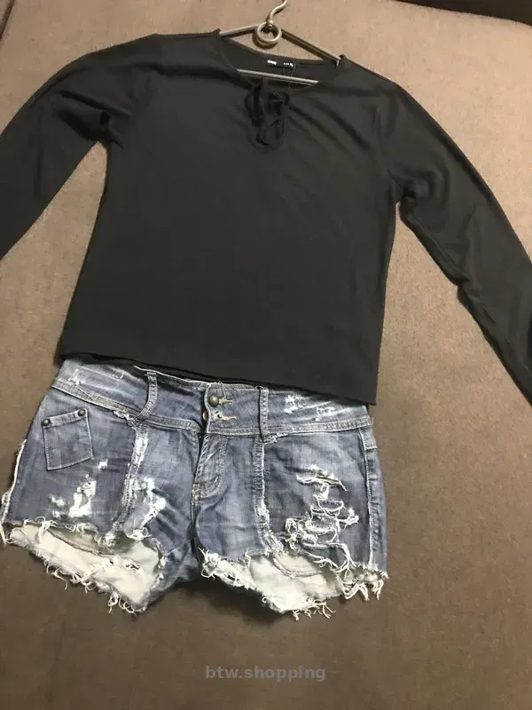 Лонгслив/Шорты женский сексуальный летний комплект - btw.shopping