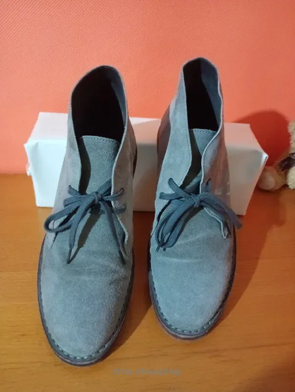 Чоловічі замшеві черевики Bohn Barritt, сірі, розмір 42 - btw.shopping