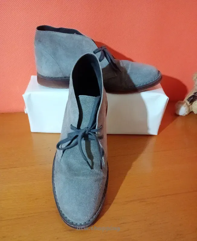 Чоловічі замшеві черевики Bohn Barritt, сірі, розмір 42 - btw.shopping