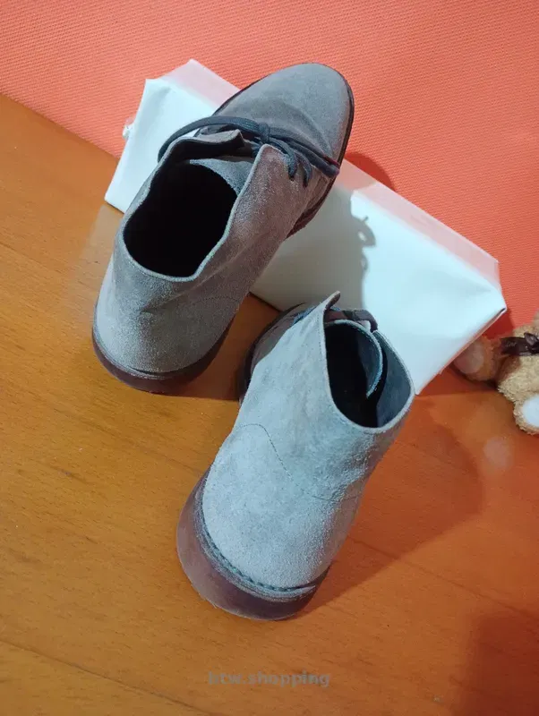 Чоловічі замшеві черевики Bohn Barritt, сірі, розмір 42 - btw.shopping