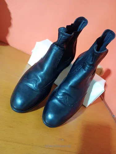 Чоловічі шкіряні черевики Borelli 44 розмір чорні