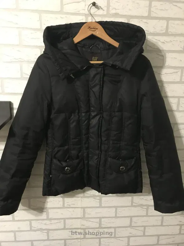 Чёрный женский пуховик/куртка. - btw.shopping