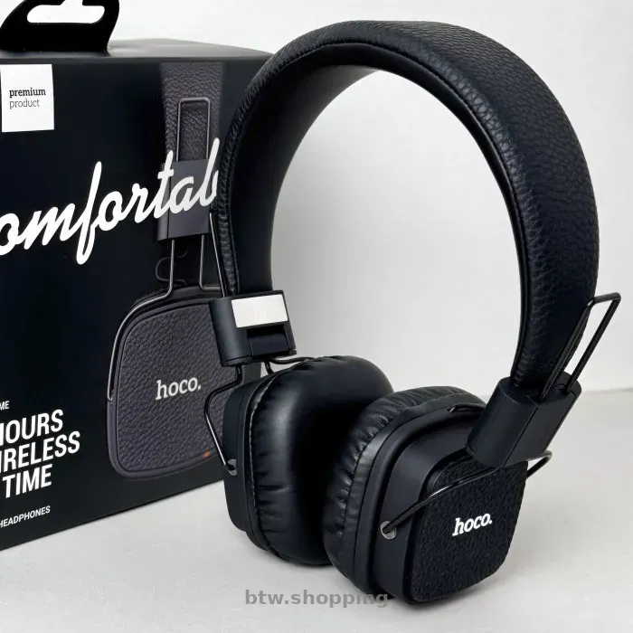 Бездротові Bluetooth навушники Hoco W56 з мікрофоном - btw.shopping