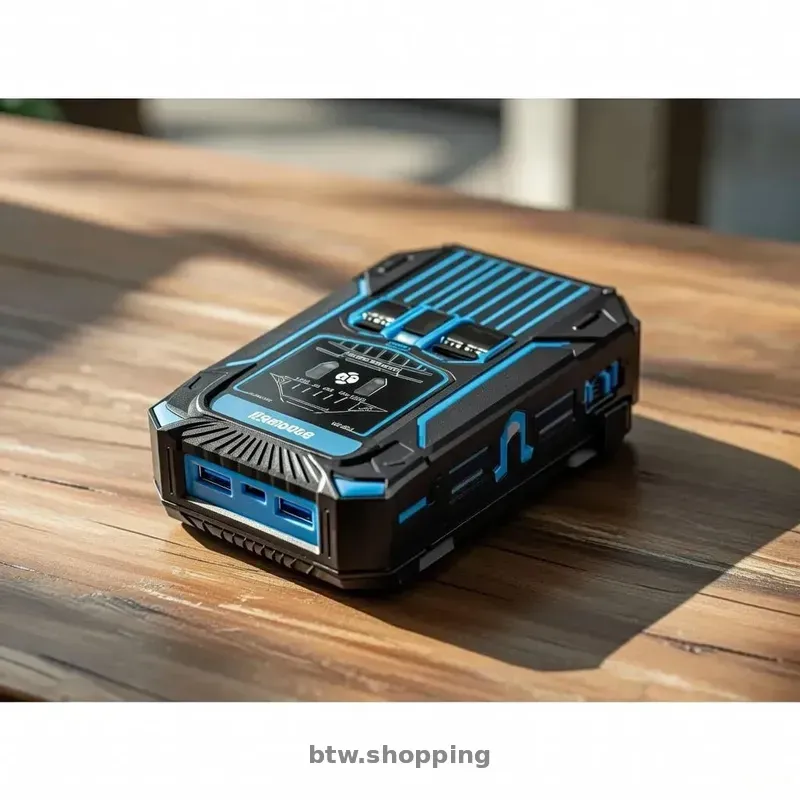 Повербанк з протативними сонячними панелями 20000 мАг - btw.shopping