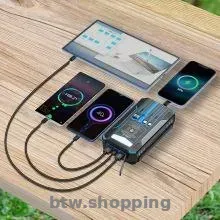 Повербанк з протативними сонячними панелями 20000 мАг - btw.shopping