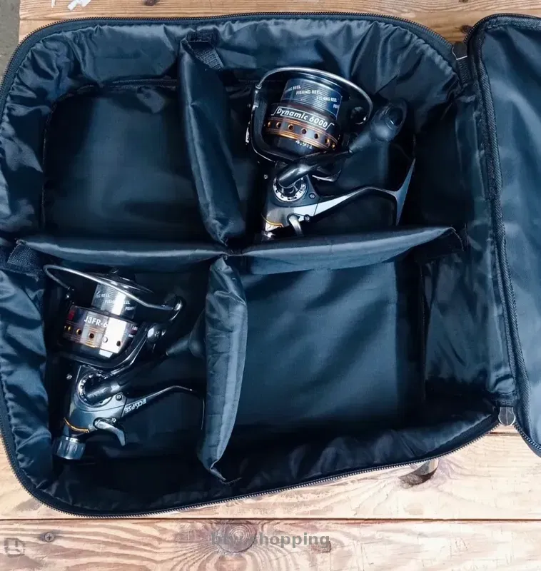 Большая сумка чехол для карповых катушек с размером шпули до 10000 - btw.shopping