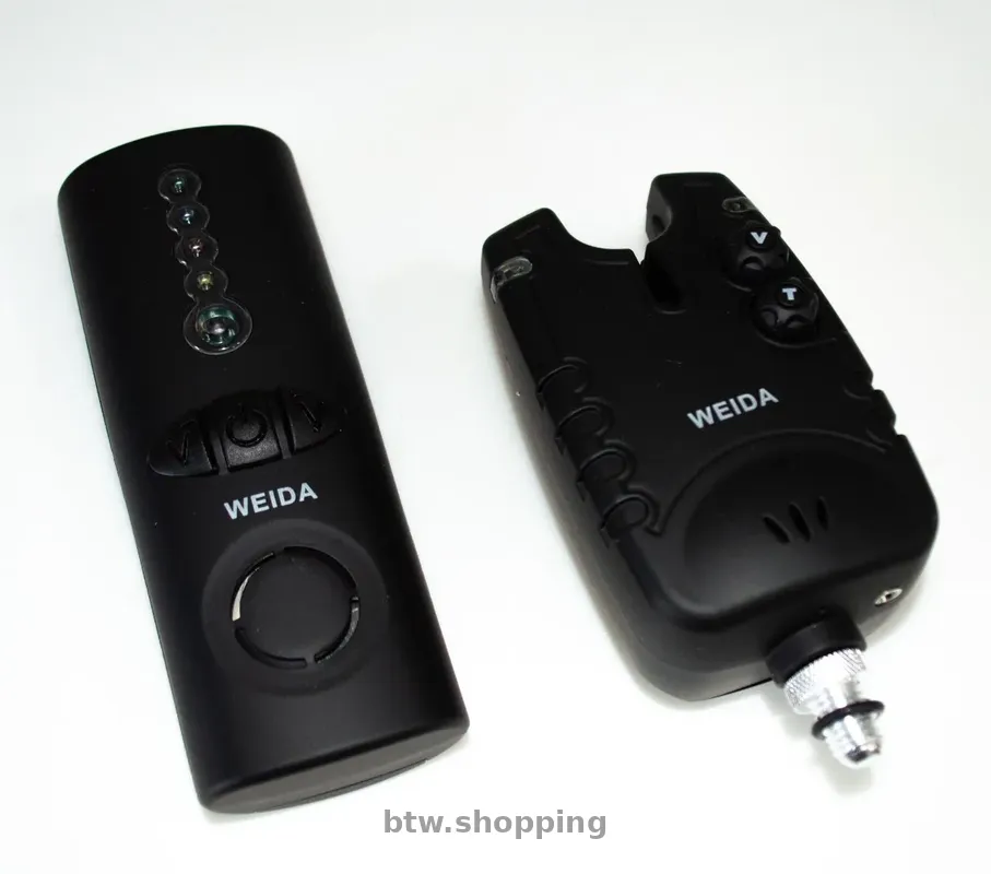 Набор сигнализаторов поклёвки с пейджером Weida 4+1 - btw.shopping