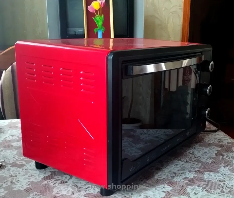 Духовка електрична Liberton LEO-480 Red - btw.shopping