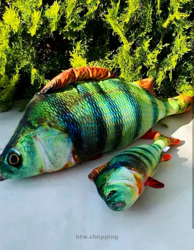 Подушка игрушка антистресс рыба Карп - btw.shopping