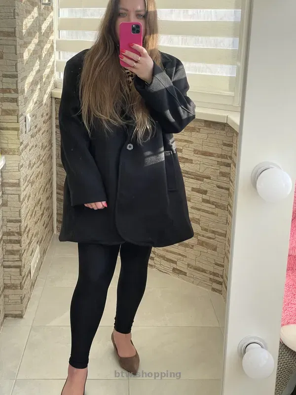 Жіноче пальто-піджак оверсайзного крою - btw.shopping
