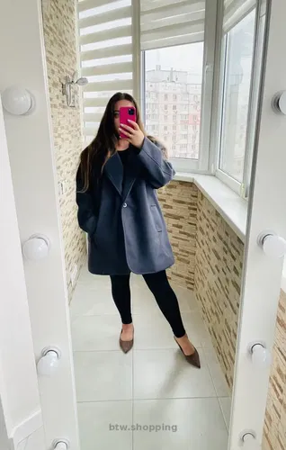 Жіноче пальто-піджак оверсайзного крою