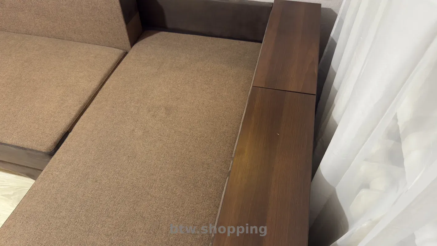 Кутовий диван з нішами / після хімчистки / хороший стан - btw.shopping