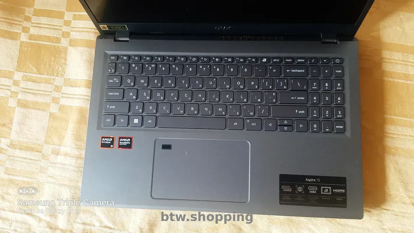 Ноутбук Acer Aspire 15 A15-61M-R9U9  Steel Gray  новый - btw.shopping