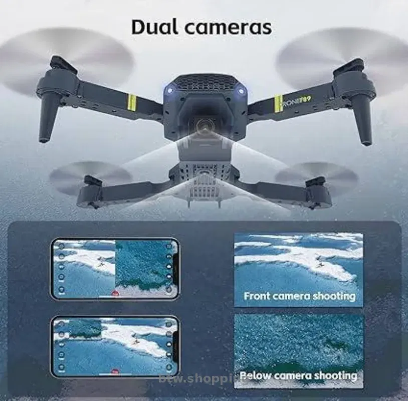 Квадрокоптер із камерою Chubory F89 Micro Foldable Drone Set Дрон - btw.shopping