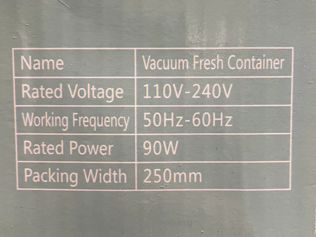 Вакууматор  для продуктов - btw.shopping