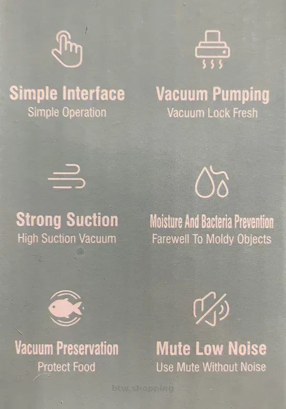 Вакууматор  для продуктов - btw.shopping