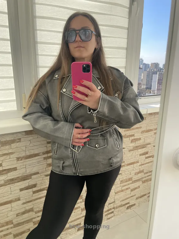 Жіноча куртка,косуха оверсайзного крою - btw.shopping