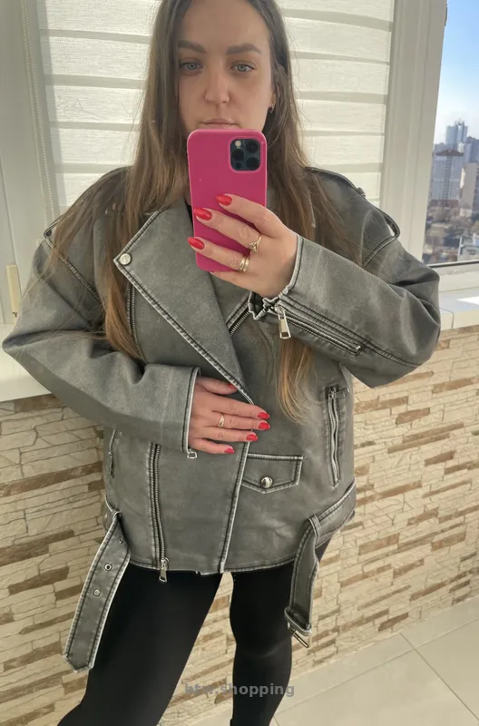 Жіноча куртка,косуха оверсайзного крою - btw.shopping