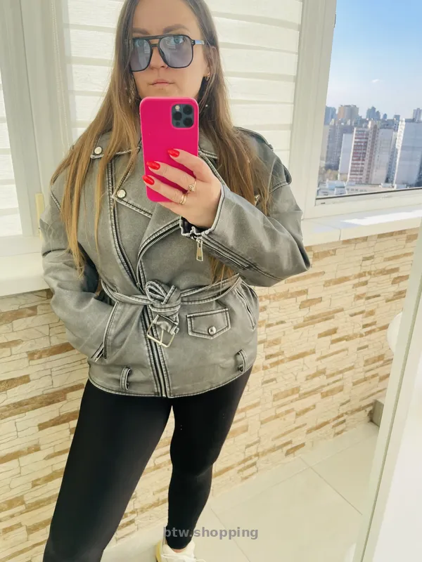 Жіноча куртка,косуха оверсайзного крою - btw.shopping