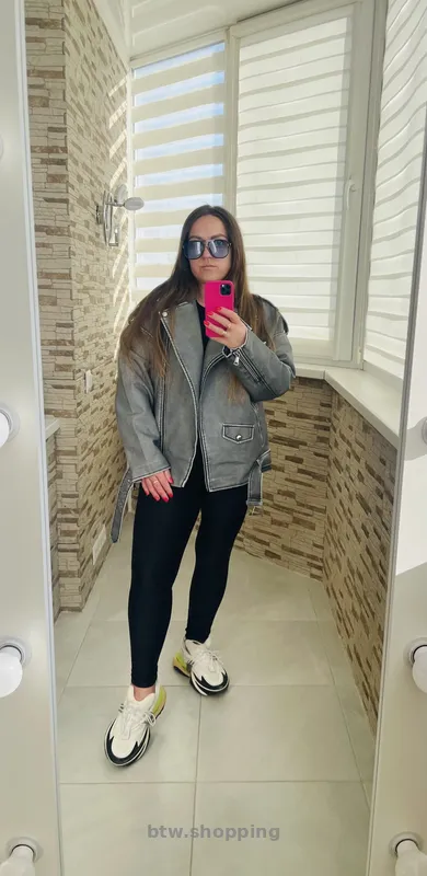 Жіноча куртка,косуха оверсайзного крою - btw.shopping