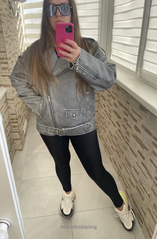 Жіноча куртка,косуха оверсайзного крою - btw.shopping