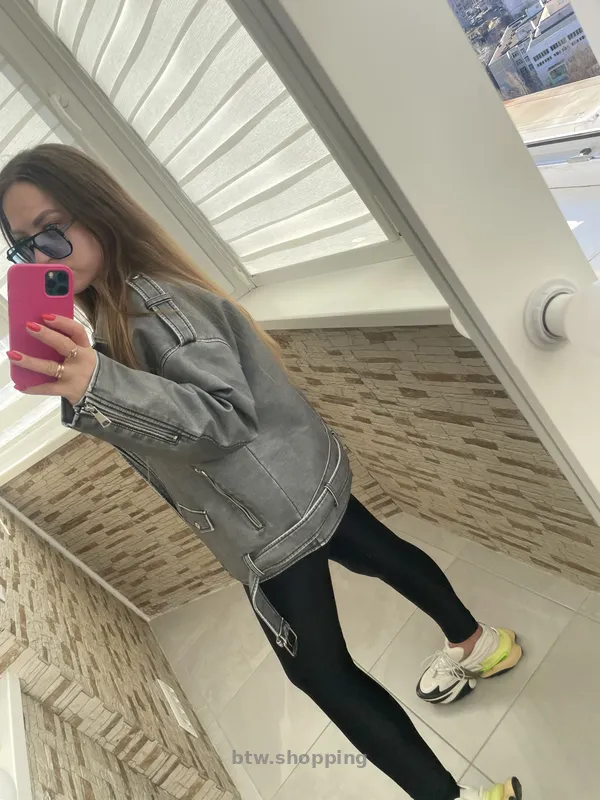 Жіноча куртка,косуха оверсайзного крою - btw.shopping