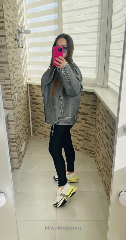 Жіноча куртка,косуха оверсайзного крою - btw.shopping