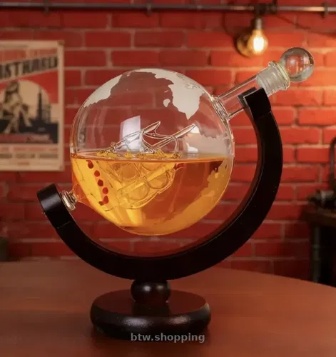 Декантер для виски глобус