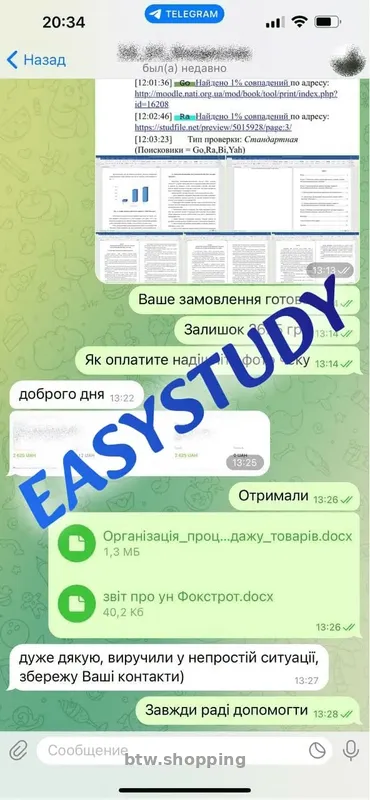 Замовити випускну кваліфікаційну роботу (ВКР) в Україні - btw.shopping