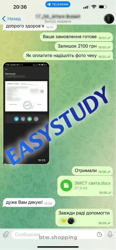 Замовити дослідницьку пропозицію в Україні - btw.shopping