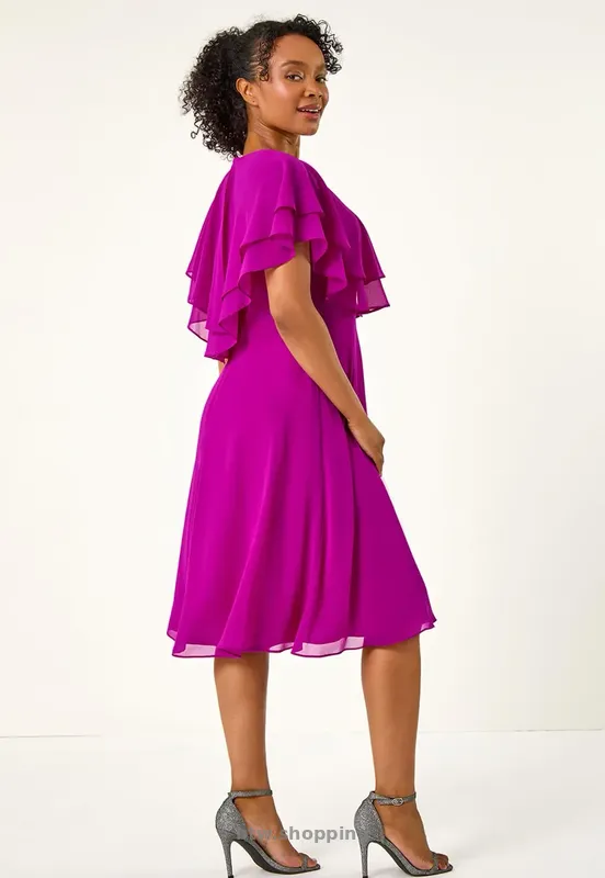 Сукня шикарна святкова міді Roman - btw.shopping