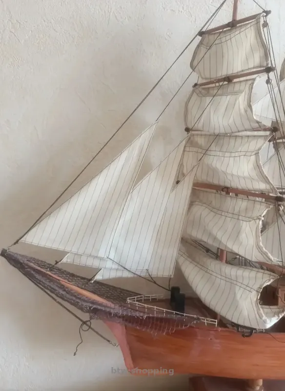 Деревянный парусник 90×75 - btw.shopping