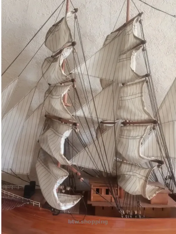 Деревянный парусник 90×75 - btw.shopping