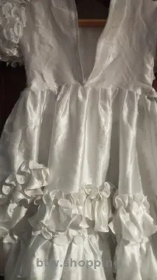 Святкова нарядна біла сукня -   вживана - btw.shopping