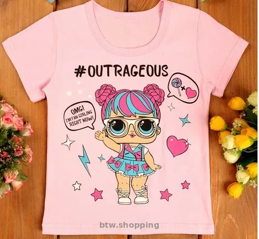 Футболки Lol для дівчинки  - нові - btw.shopping