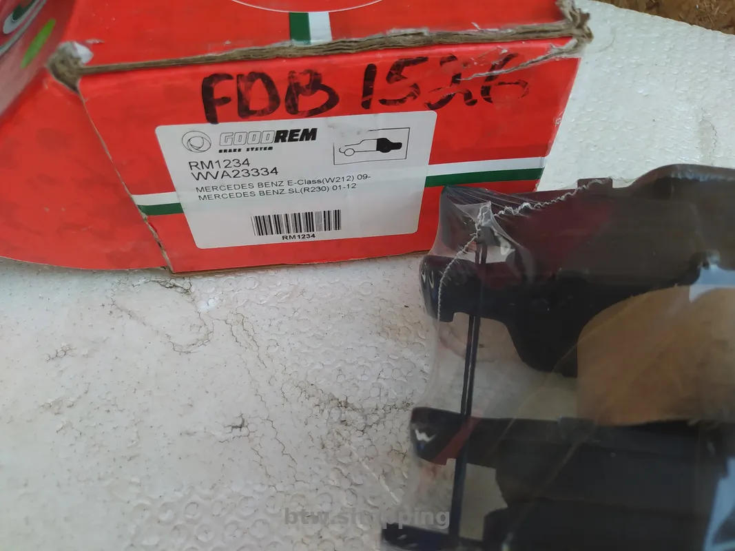 Тормозные колодки Goodrem, комплект RM1234 - btw.shopping