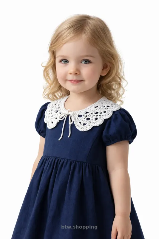 Вязаный воротничок ручной работы - btw.shopping