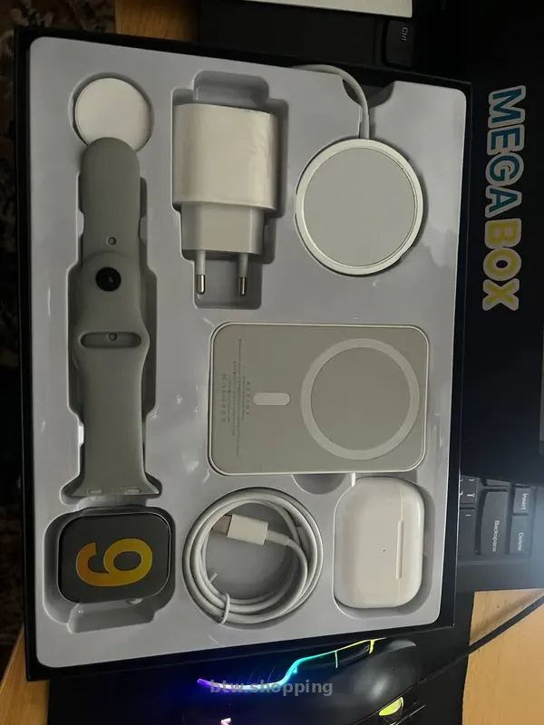 Комплект Megabox (6в1) SmartWatch 9 - btw.shopping