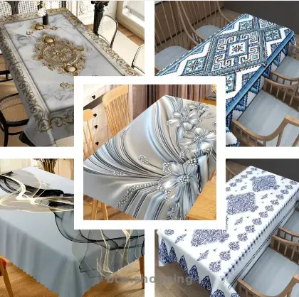 Скатертина ( у їдальню. кухню, для пікніку ....) 5 видів - btw.shopping