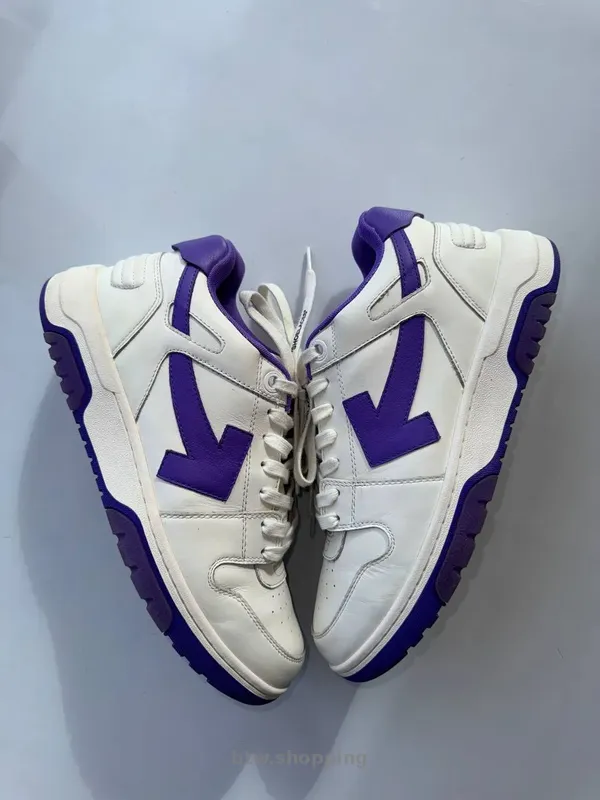 Кроссовки Off-White Out Of Office White Purple (original) - btw.shopping