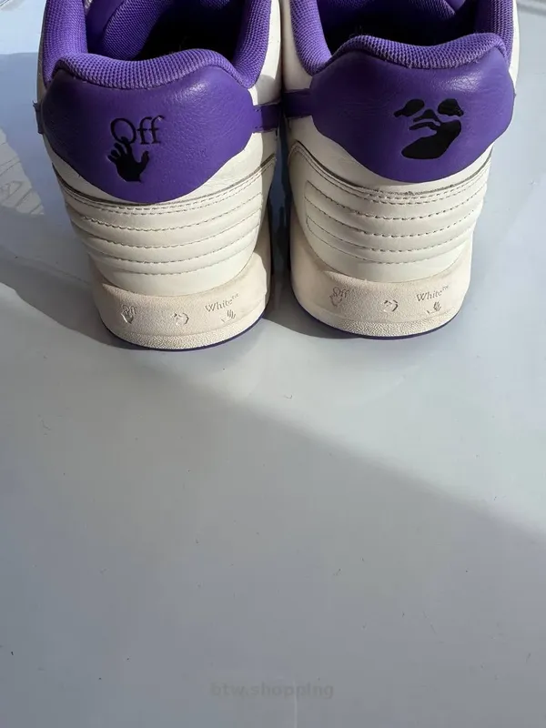 Кроссовки Off-White Out Of Office White Purple (original) - btw.shopping