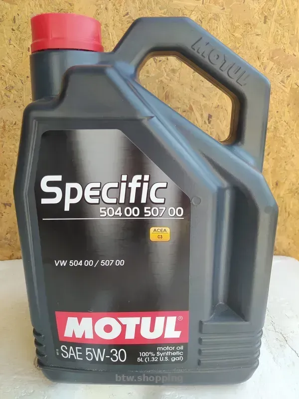 Масло 5W-30 Motul SPECIFIC 504/507 5л (оригинал, не вскрыто) - btw.shopping