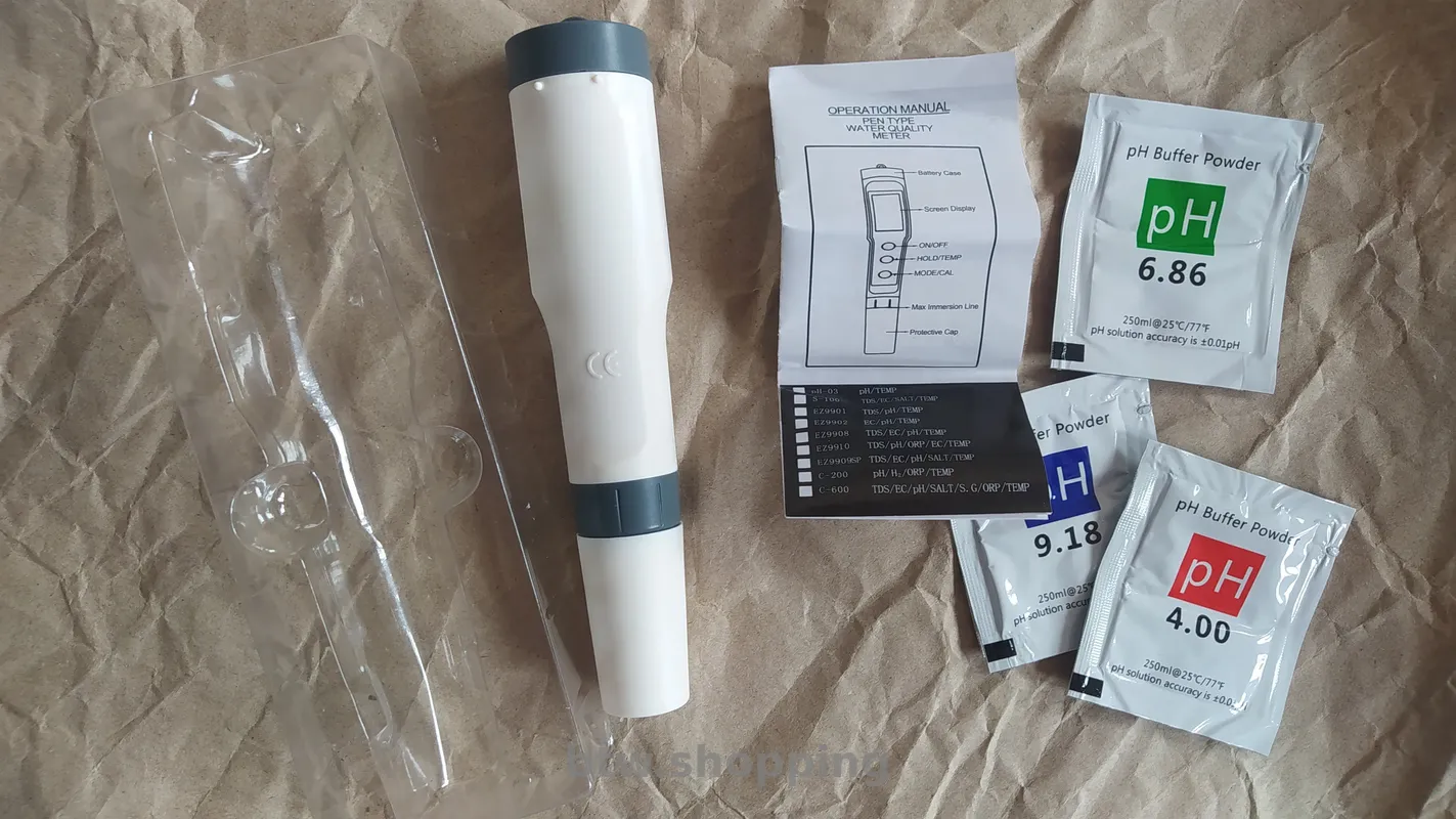 PH-метр EZ9901 комбинированный pH/TDS/Temp с ПОДСВЕТКОЙ - btw.shopping