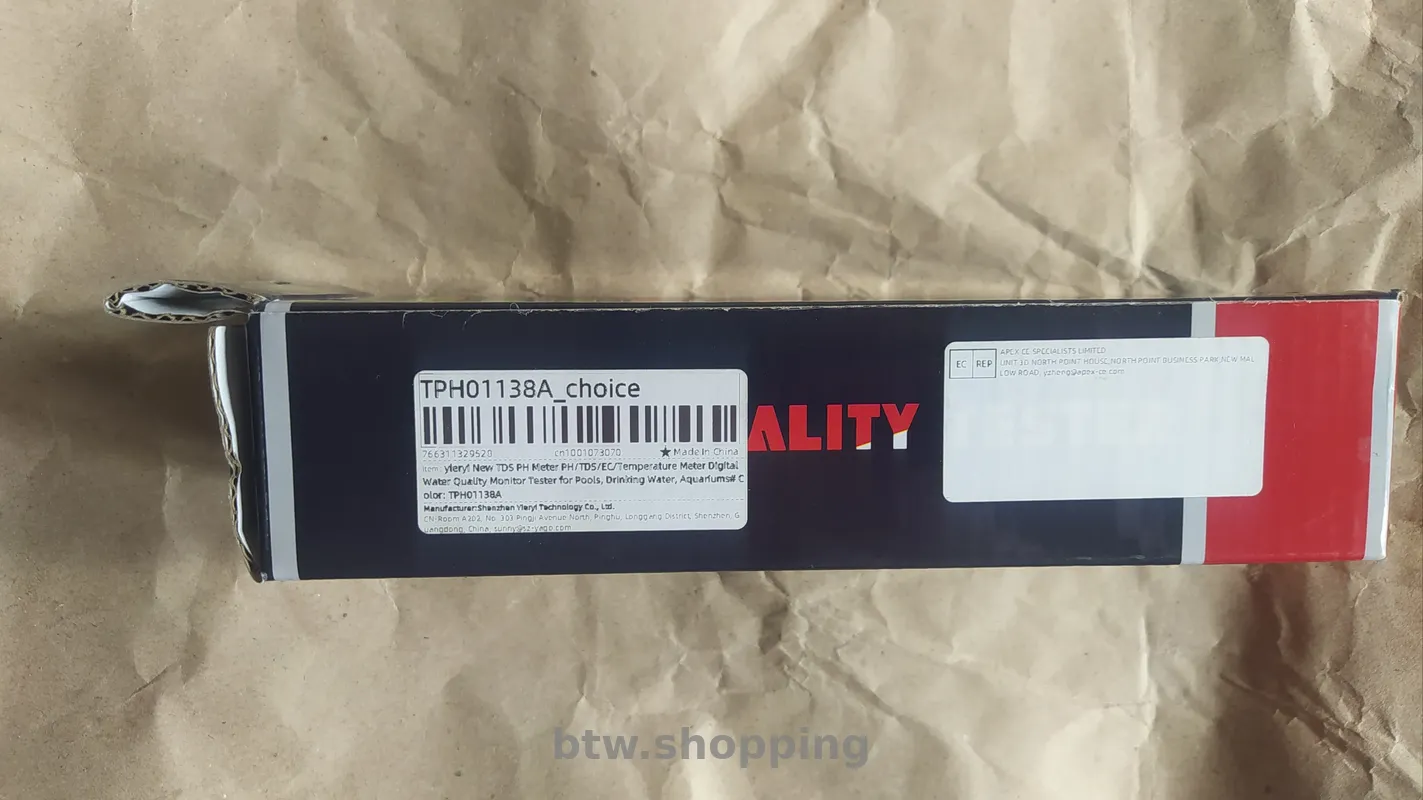 PH-метр EZ9901 комбинированный pH/TDS/Temp с ПОДСВЕТКОЙ - btw.shopping